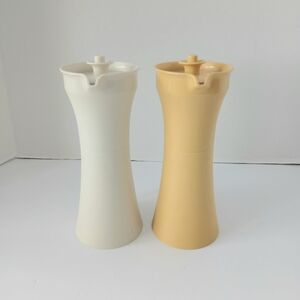 Vtg Tupperware Oil & Vinegar Salad Dressing Vinaigrette Containers